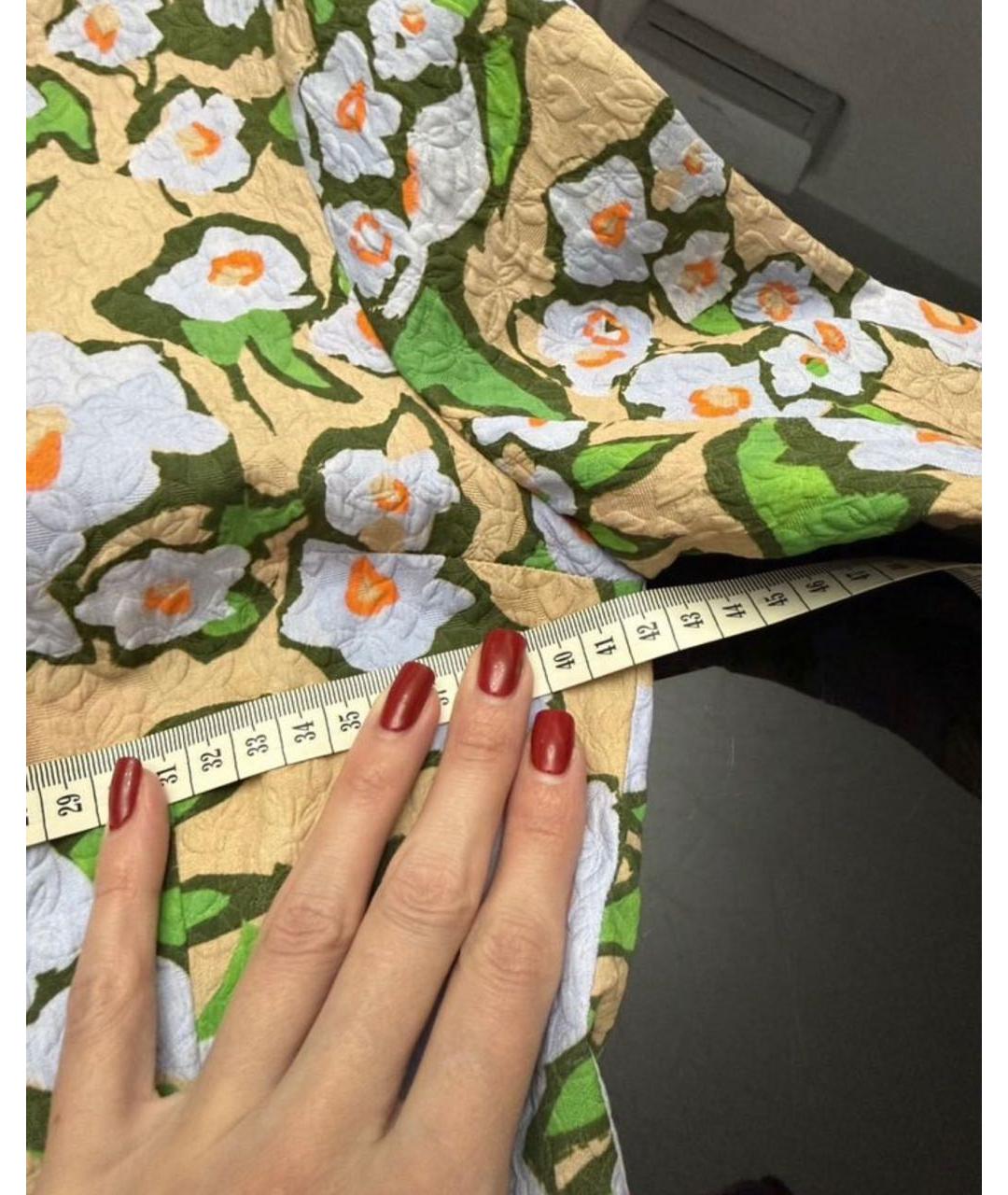 SPORTMAX Мульти хлопковое повседневное платье, фото 3