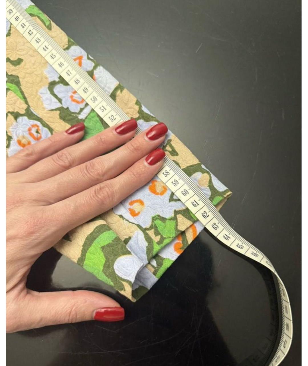 SPORTMAX Мульти хлопковое повседневное платье, фото 6