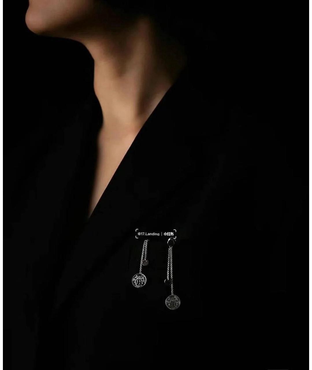 HERMES Серебряные серьги, фото 7