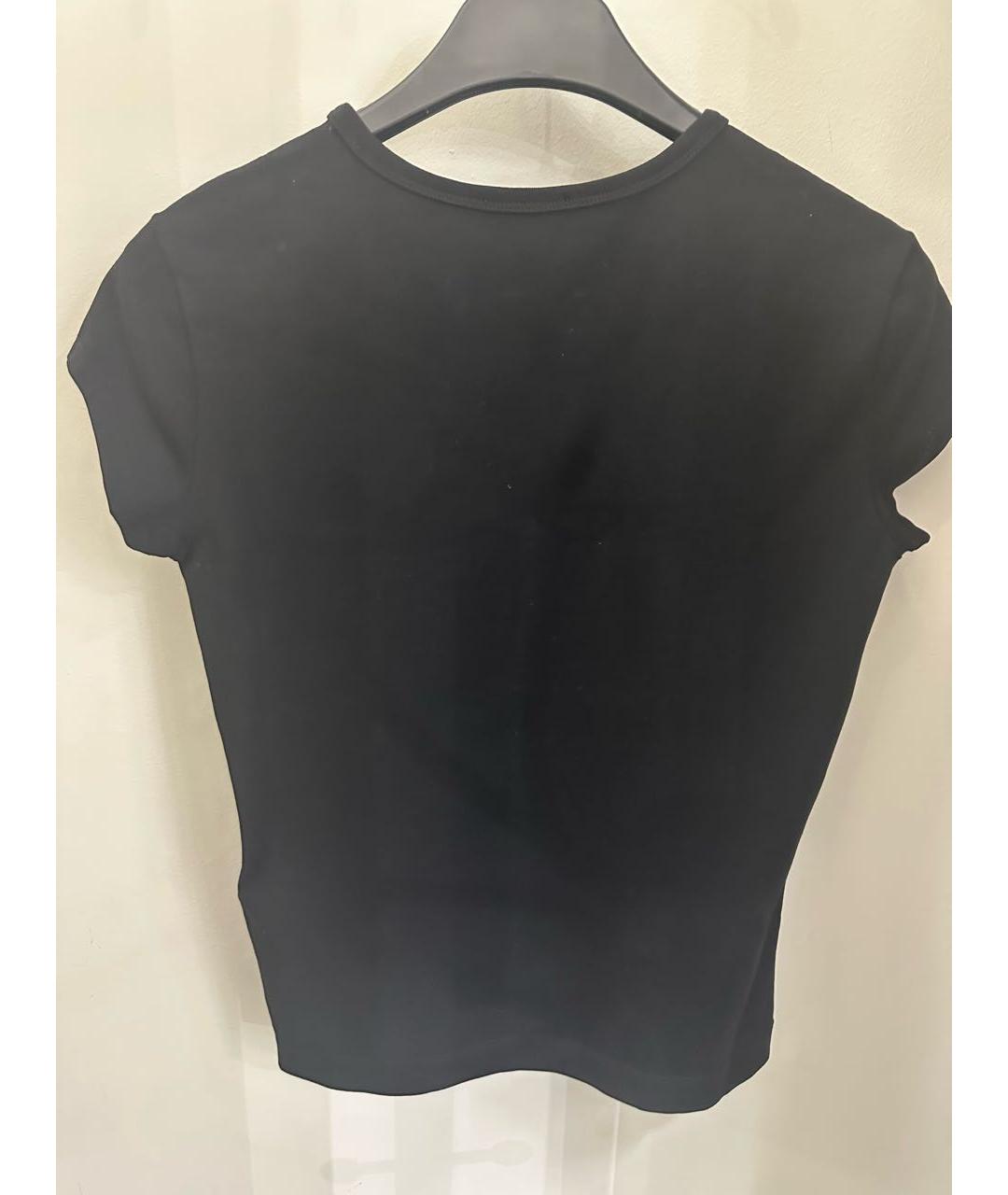 DIESEL Черная хлопковая футболка, фото 2