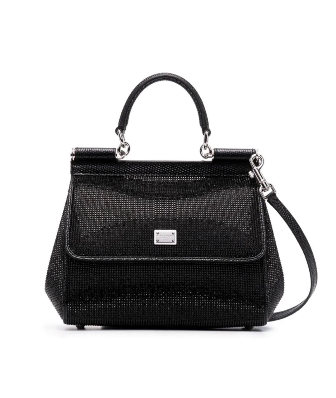 DOLCE&GABBANA Черная сумка через плечо, фото 6