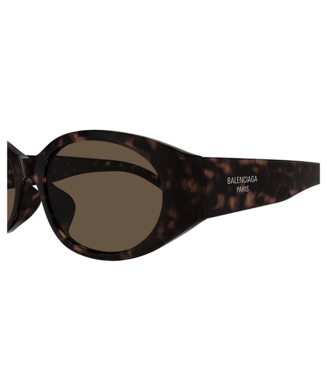 BALENCIAGA Коричневые солнцезащитные очки, фото 3