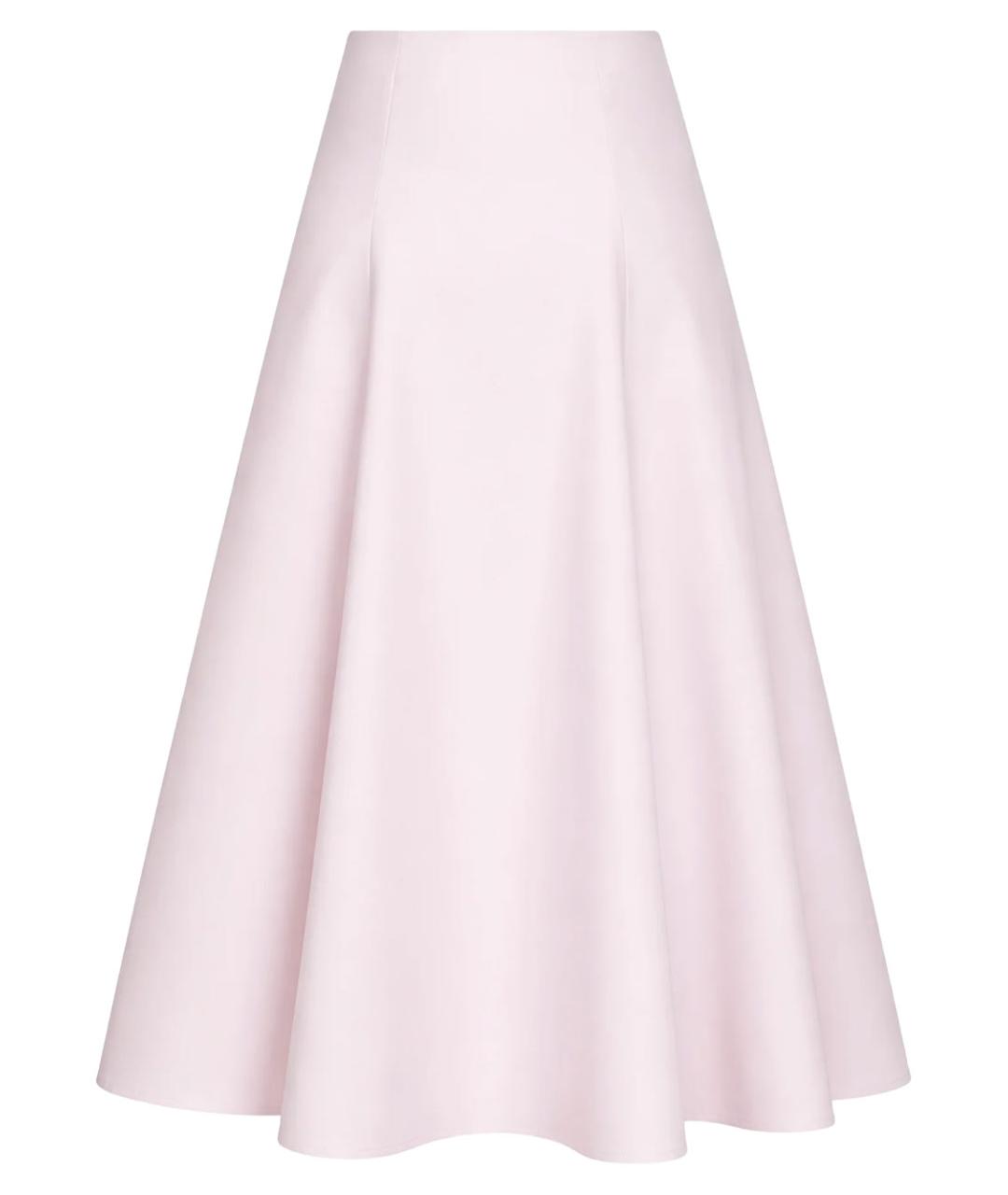 JACQUEMUS Розовая хлопковая юбка миди, фото 2