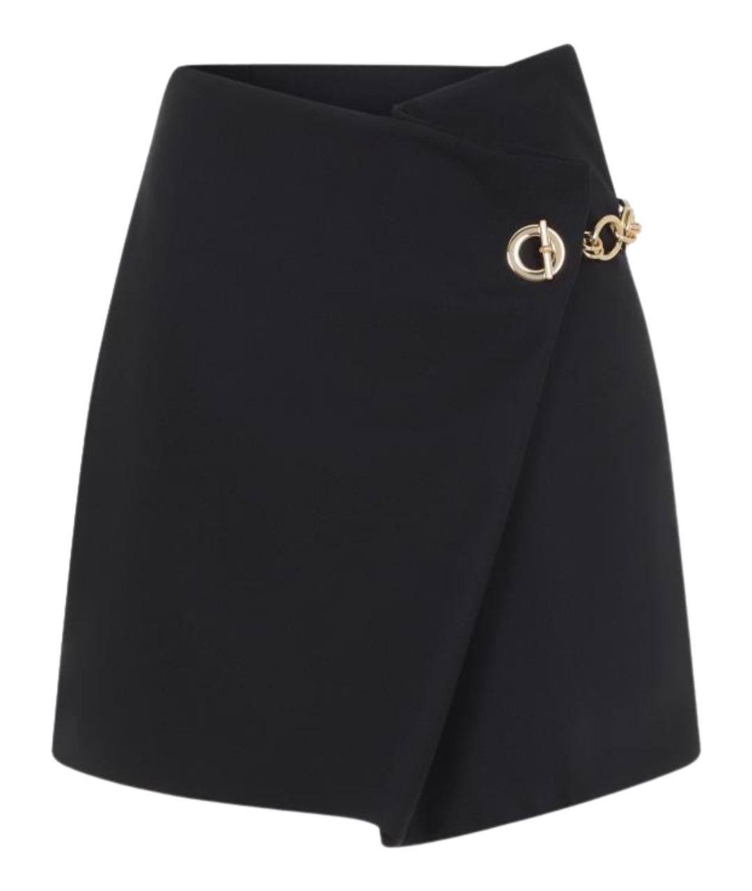 CELINE Черная шерстяная юбка мини, фото 1