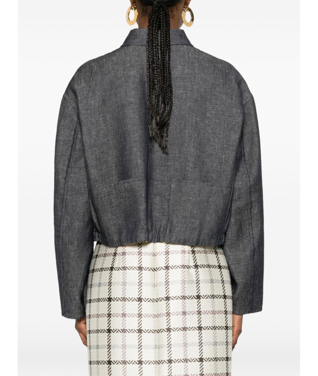 FENDI Синяя хлопковая куртка, фото 2