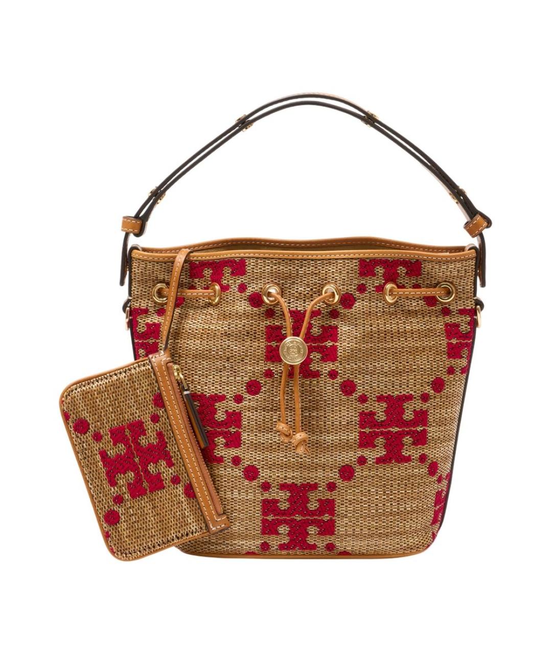 TORY BURCH Бежевая сумка с короткими ручками, фото 3