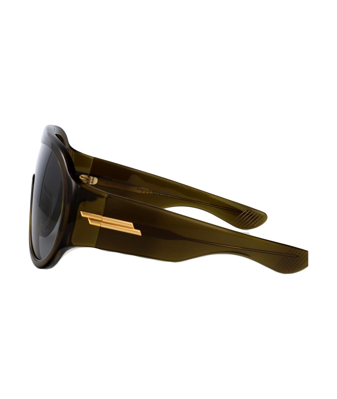 BOTTEGA VENETA Зеленые солнцезащитные очки, фото 3