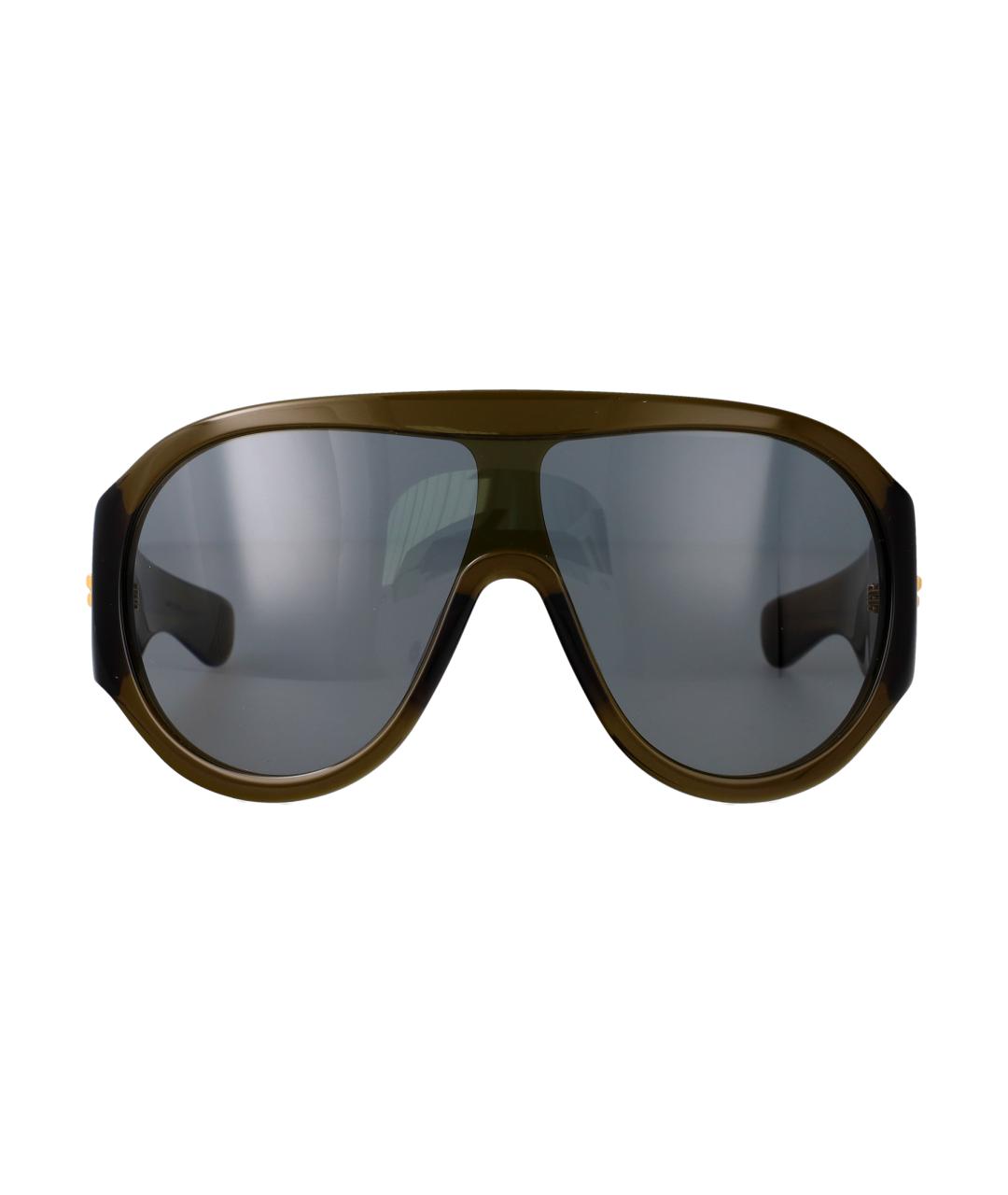 BOTTEGA VENETA Зеленые солнцезащитные очки, фото 1