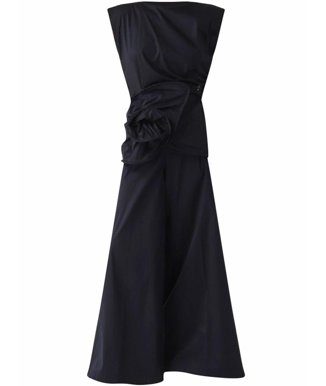 LIVIANA CONTI Черный хлопковый костюм с брюками, фото 1