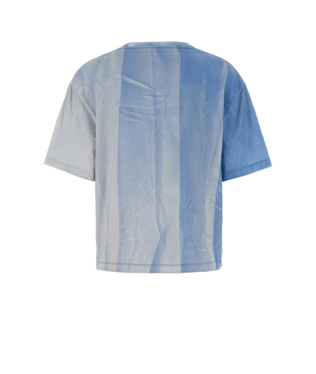 LOEWE Голубая полиэстеровая футболка, фото 2