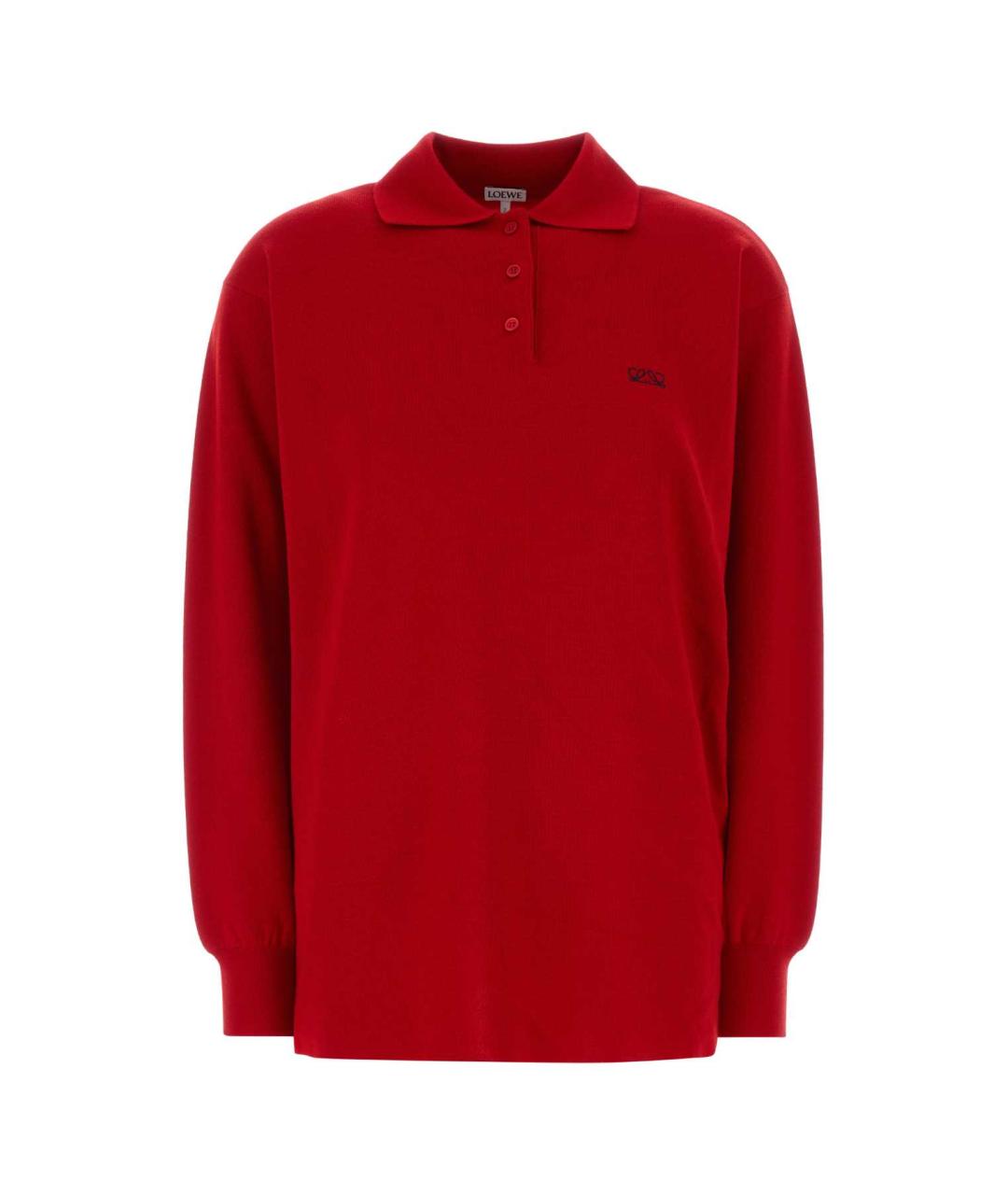 LOEWE Красный кашемировый джемпер / свитер, фото 1