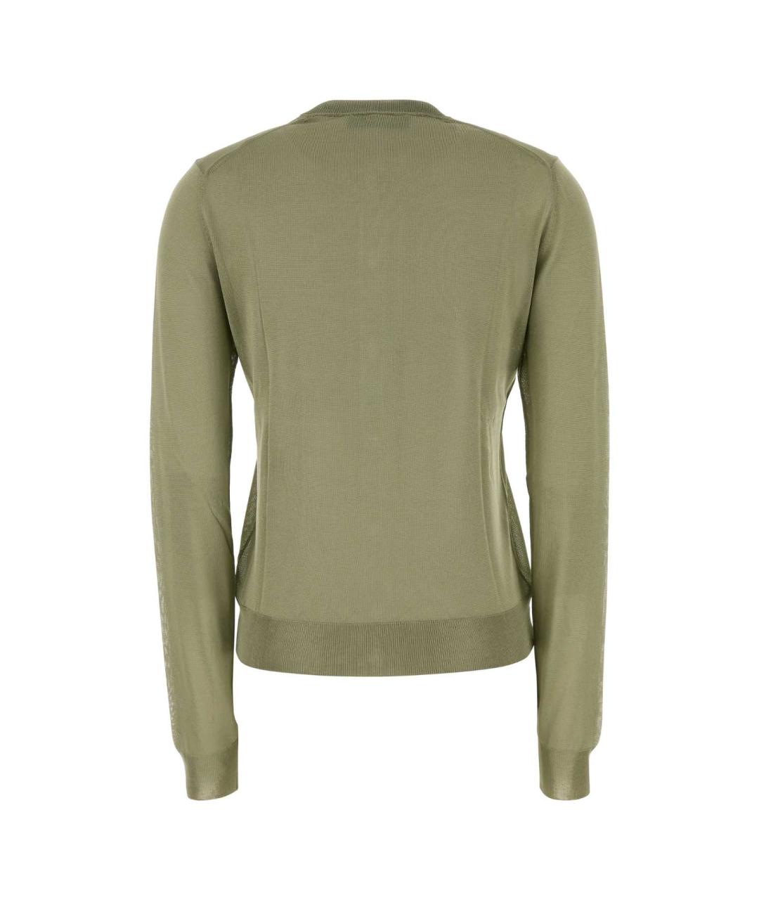 FENDI Зеленый вискозный кардиган, фото 2