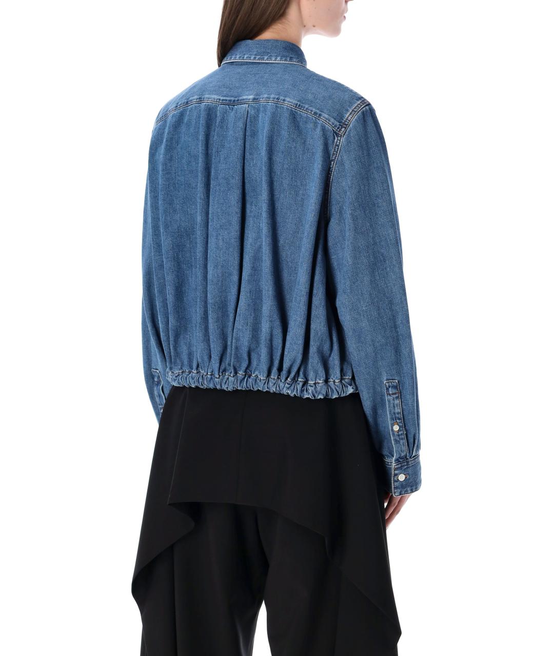 LOEWE Голубая хлопковая рубашка, фото 2