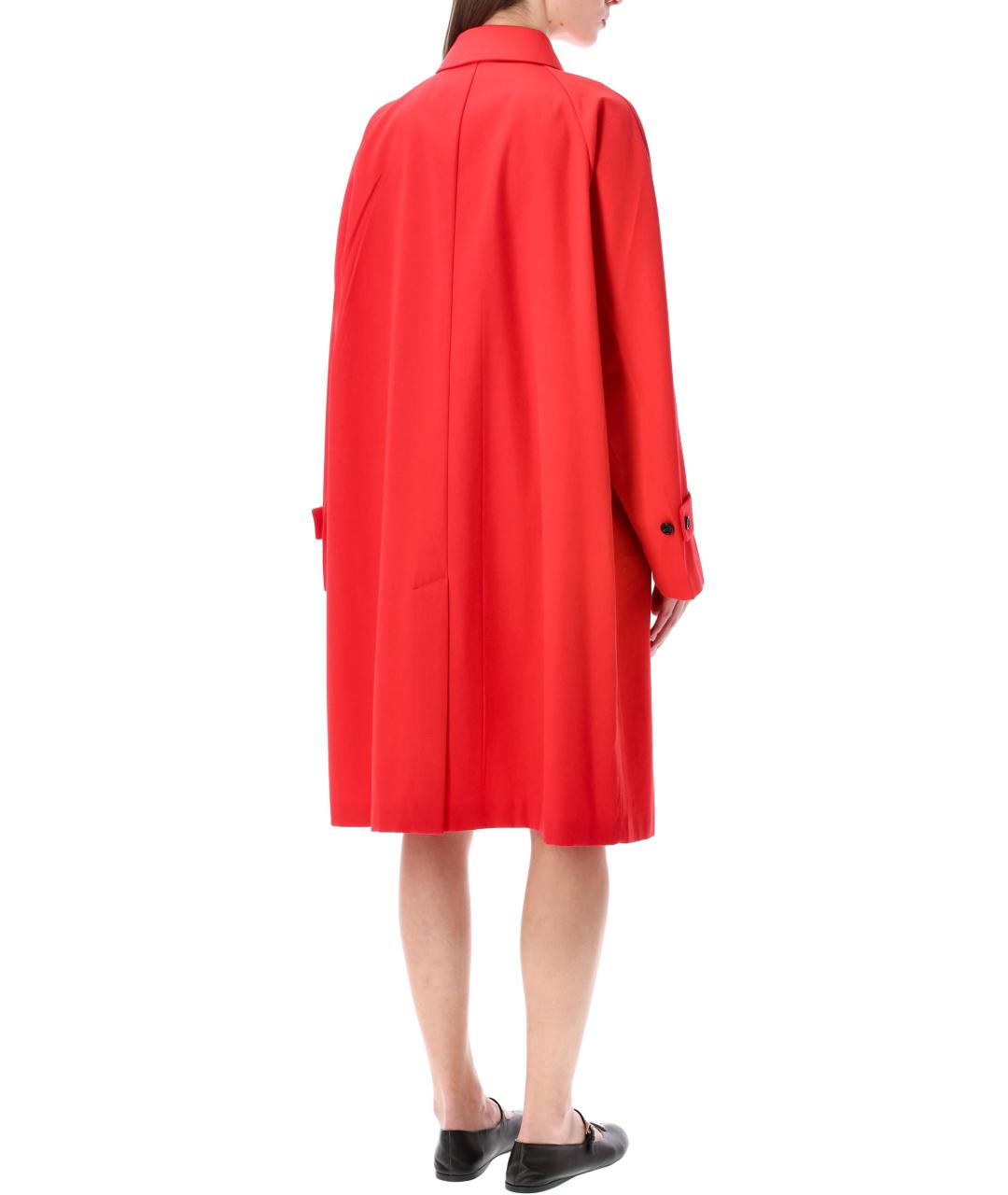 PRADA Красный полиэстеровый тренч/плащ, фото 2