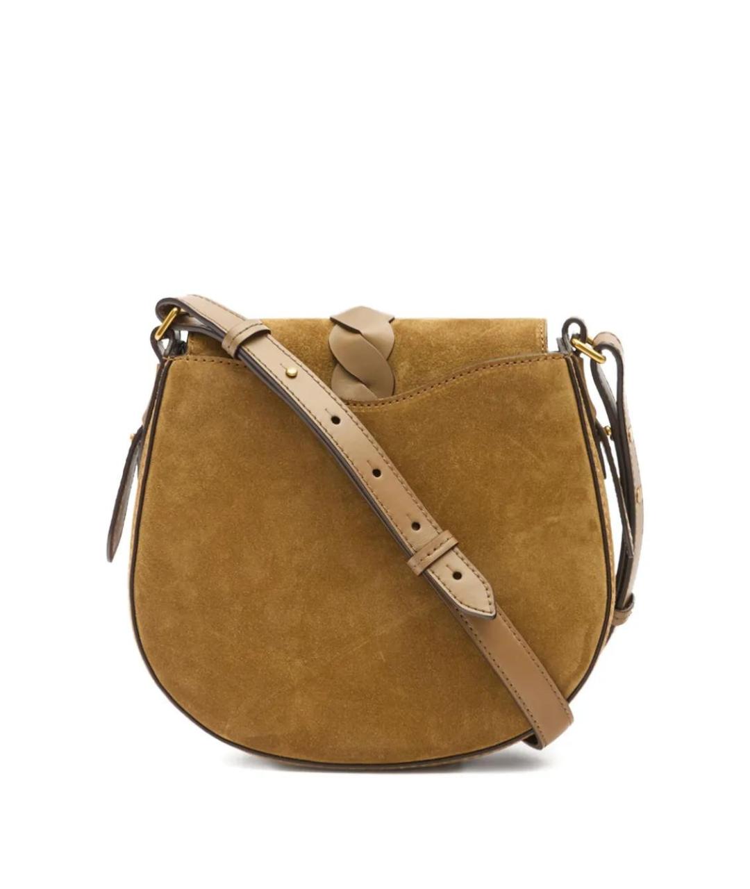 ISABEL MARANT Серая замшевая сумка через плечо, фото 3