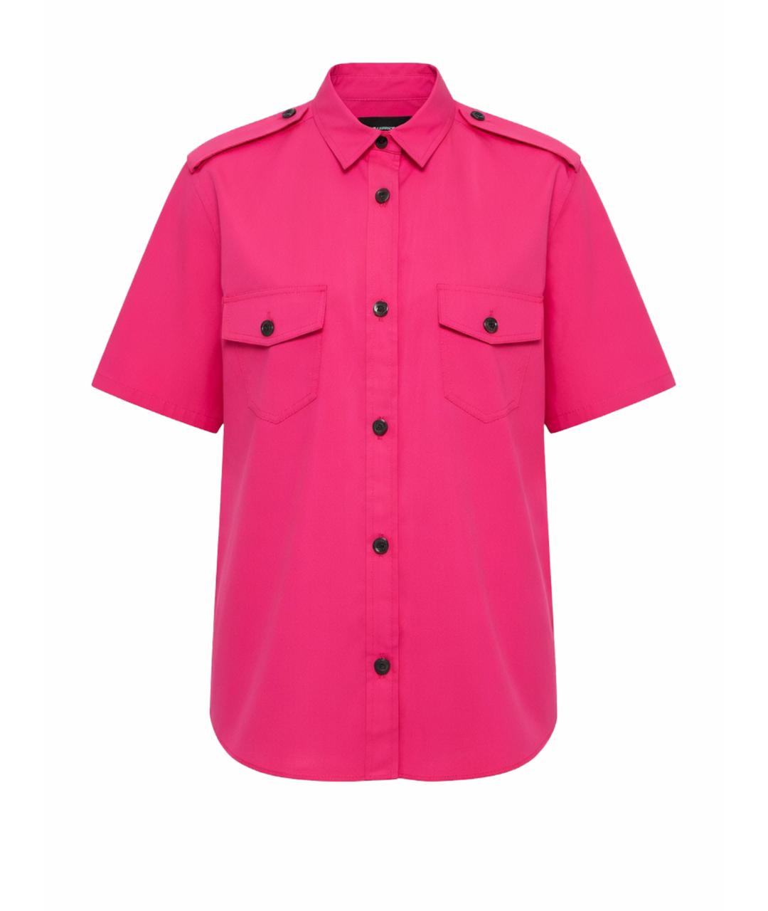 PRADA Фуксия хлопковая рубашка, фото 1