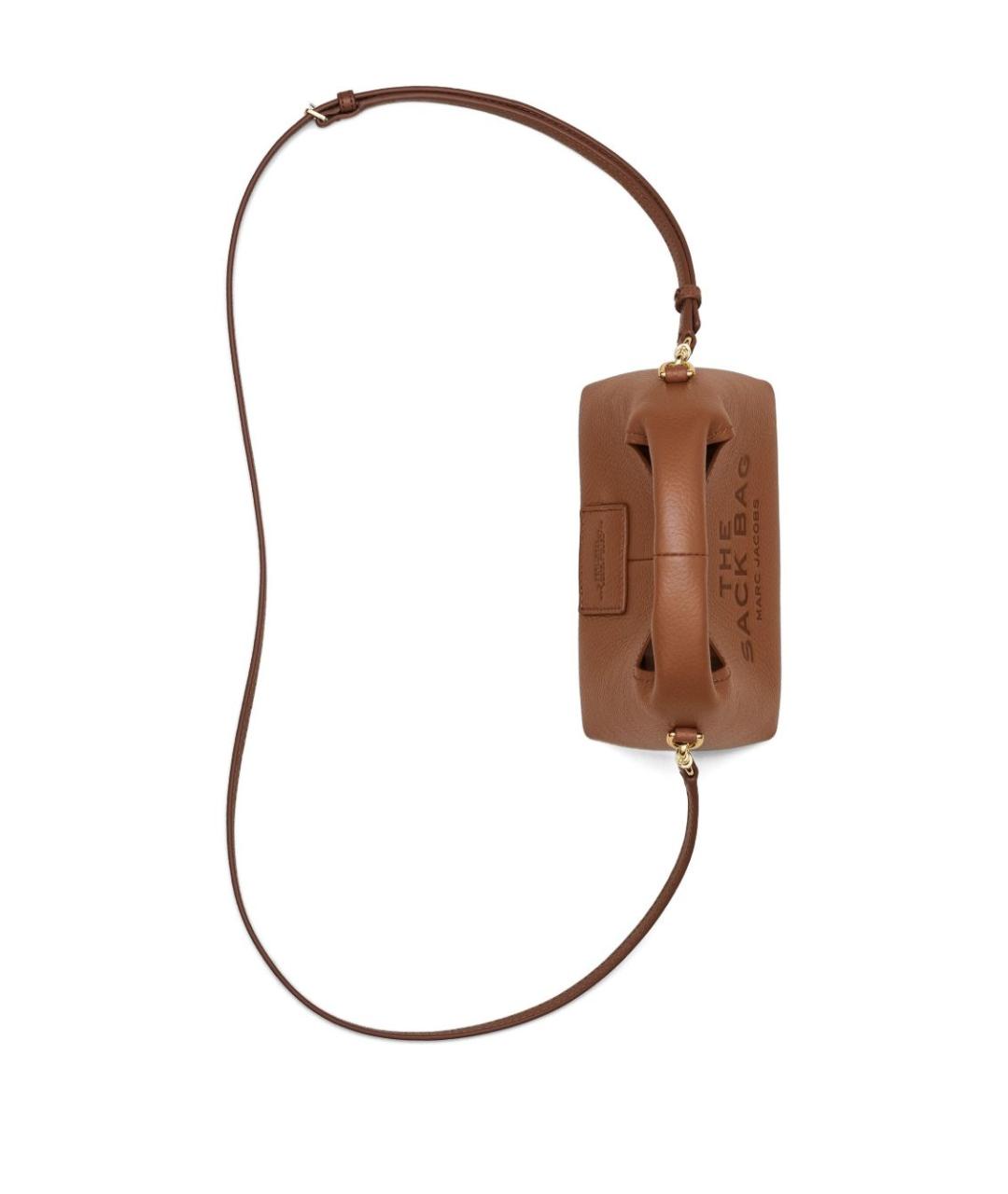 MARC JACOBS Коричневая кожаная сумка через плечо, фото 5