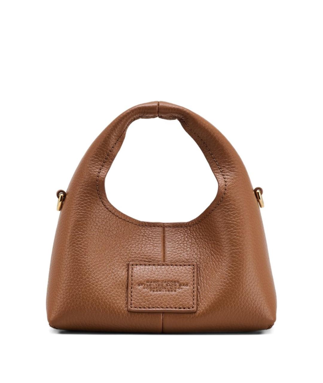 MARC JACOBS Коричневая кожаная сумка через плечо, фото 4