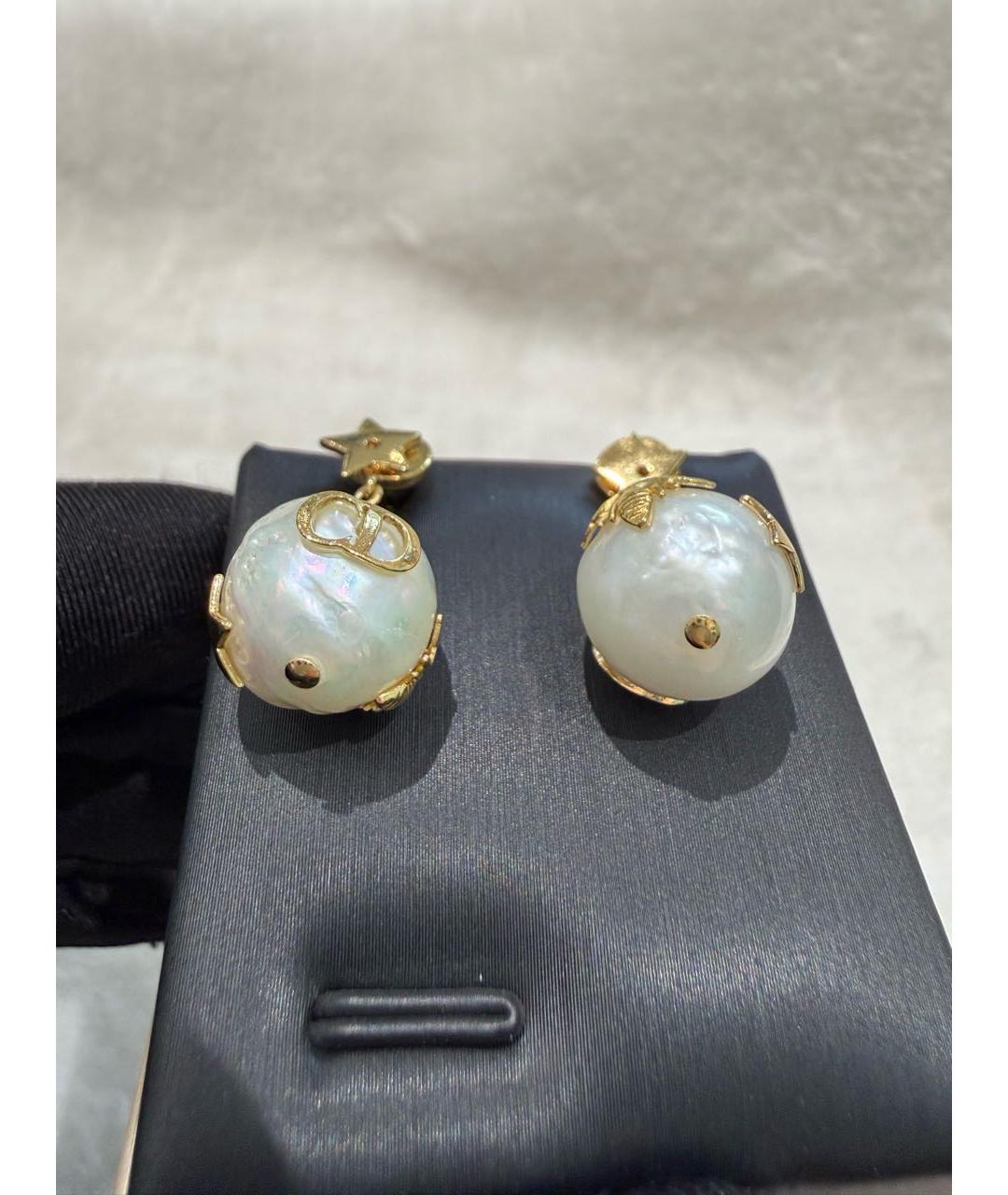 CHRISTIAN DIOR Золотые серьги, фото 3