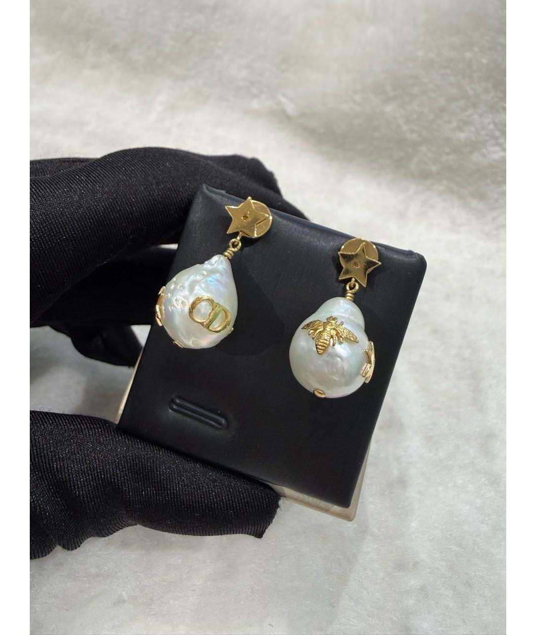 CHRISTIAN DIOR Золотые серьги, фото 7