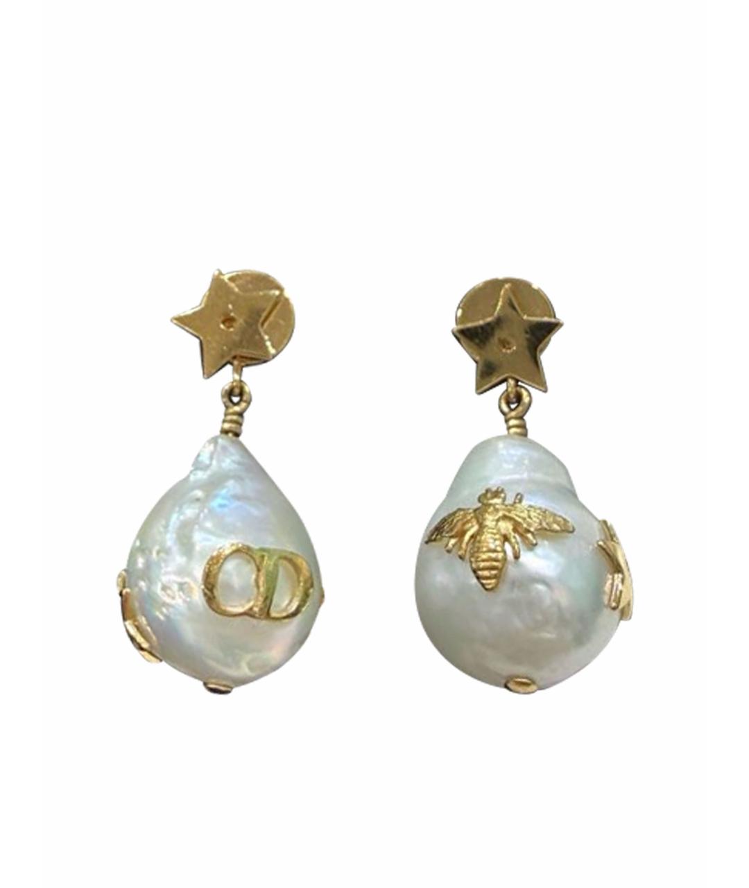 CHRISTIAN DIOR Золотые серьги, фото 1