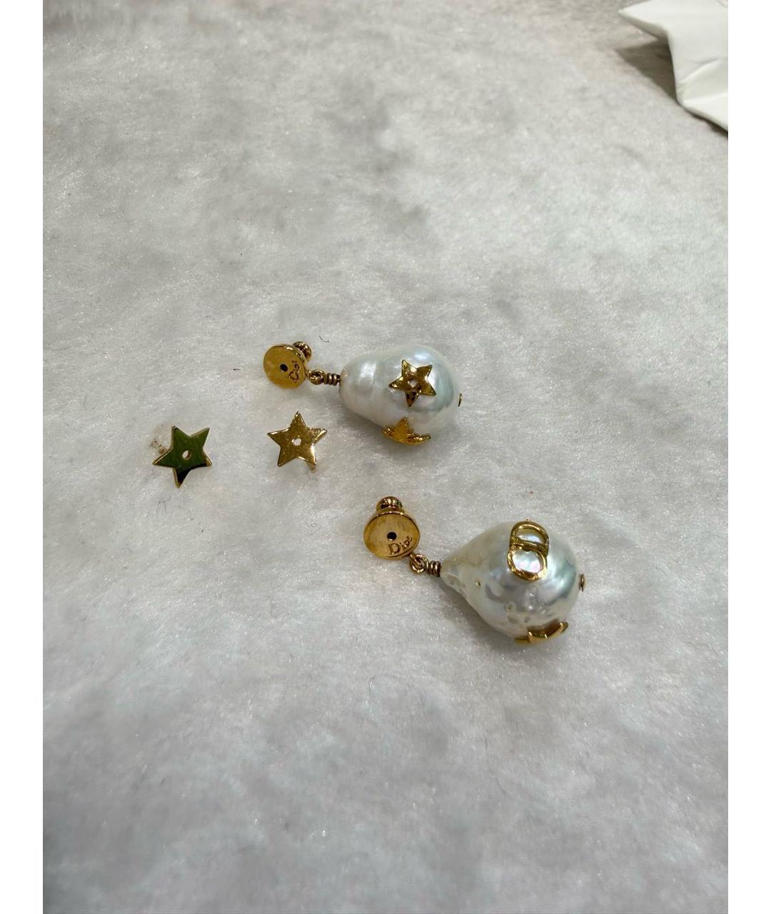 CHRISTIAN DIOR Золотые серьги, фото 4