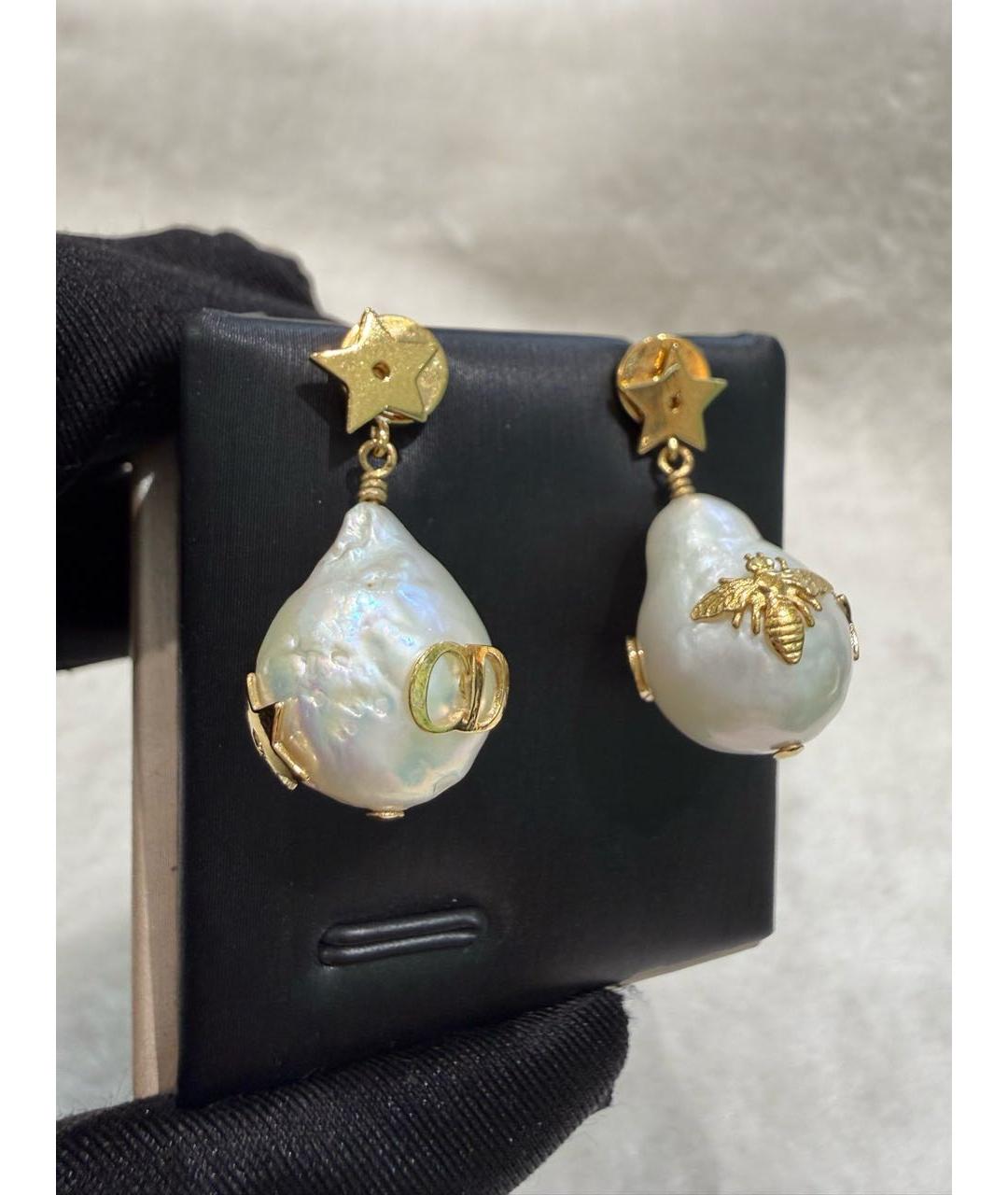 CHRISTIAN DIOR Золотые серьги, фото 2