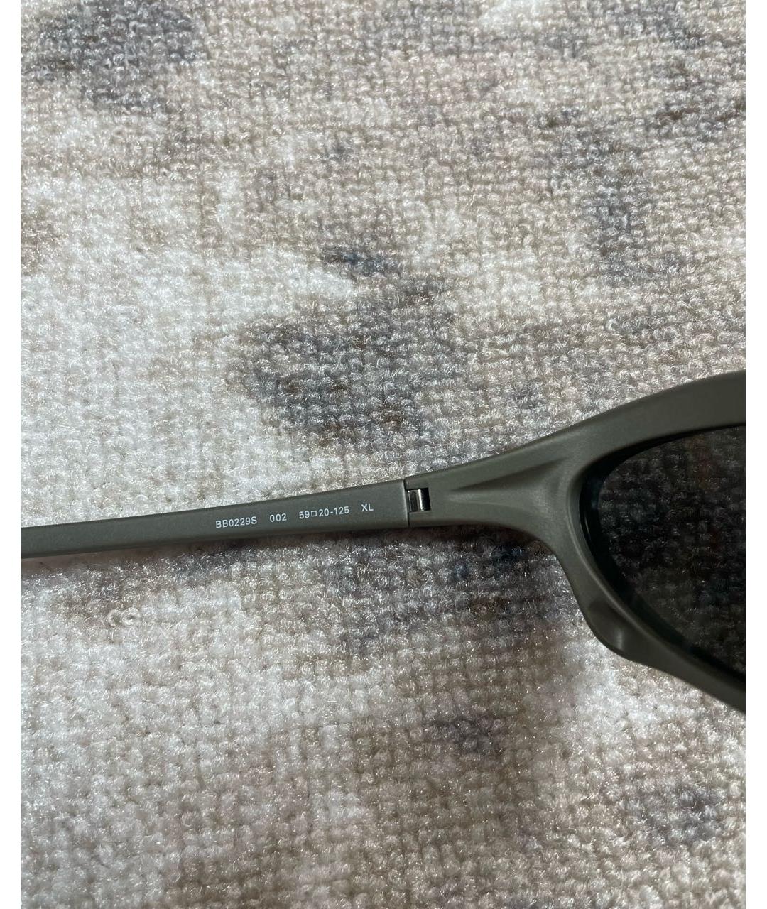 BALENCIAGA Серые пластиковые солнцезащитные очки, фото 3