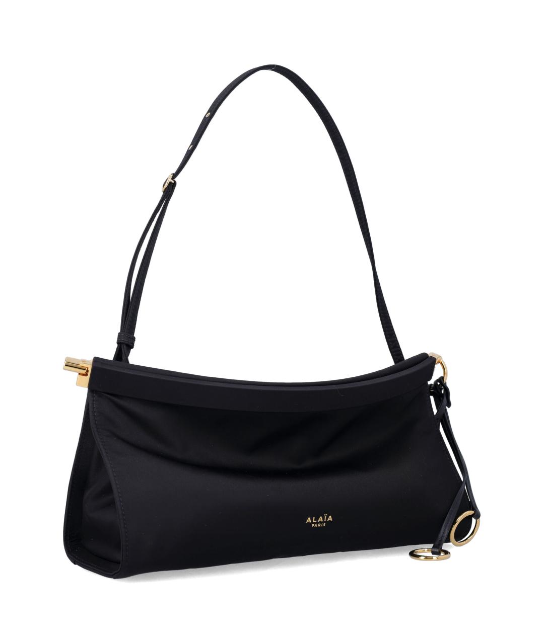 ALAIA Черная сумка с короткими ручками, фото 2