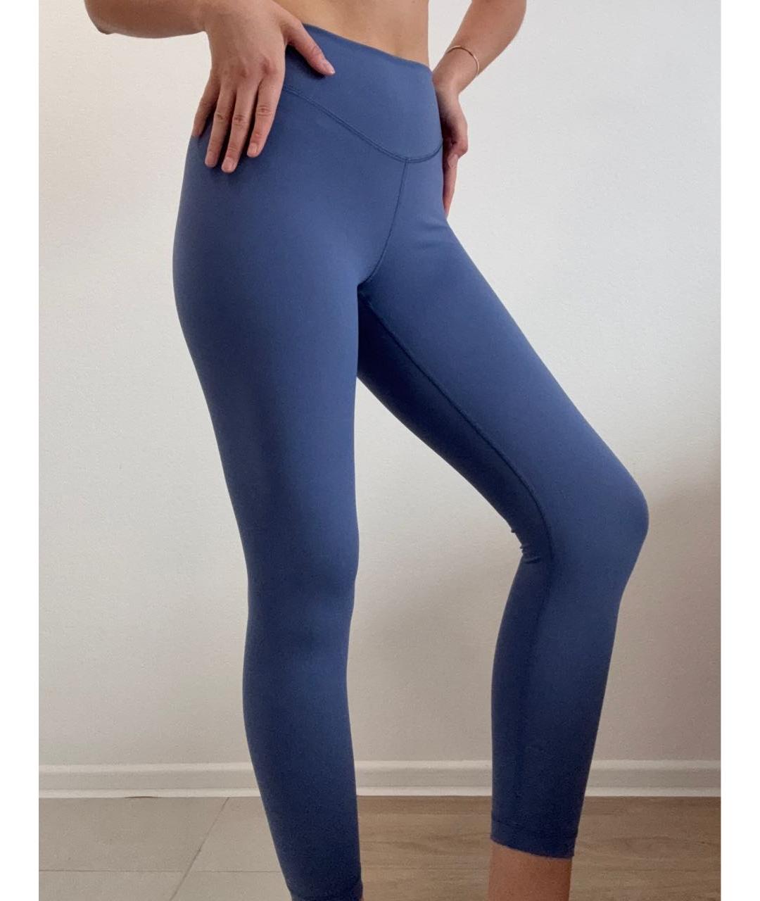 Lululemon Фиолетовые синтетические леггинсы и велосипедки, фото 6