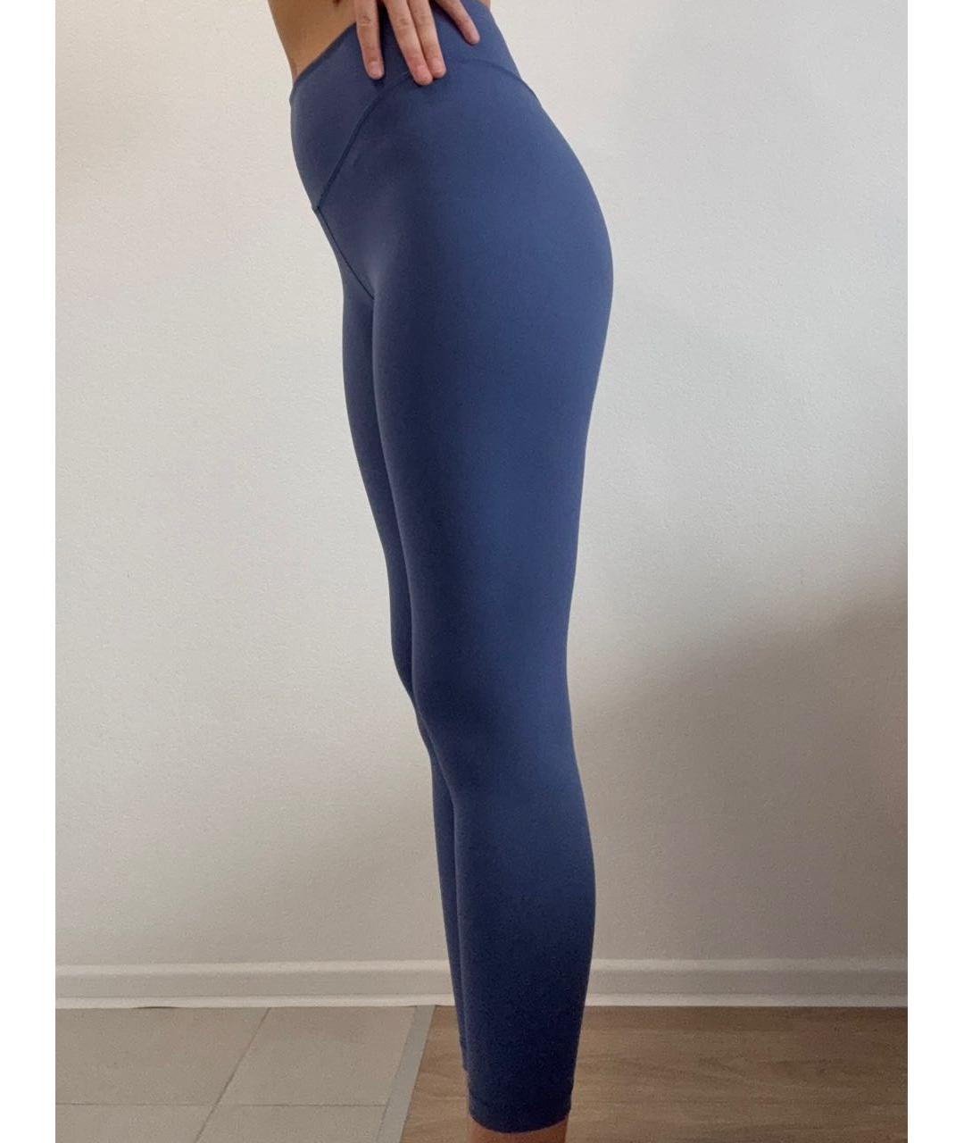 Lululemon Фиолетовые синтетические леггинсы и велосипедки, фото 5