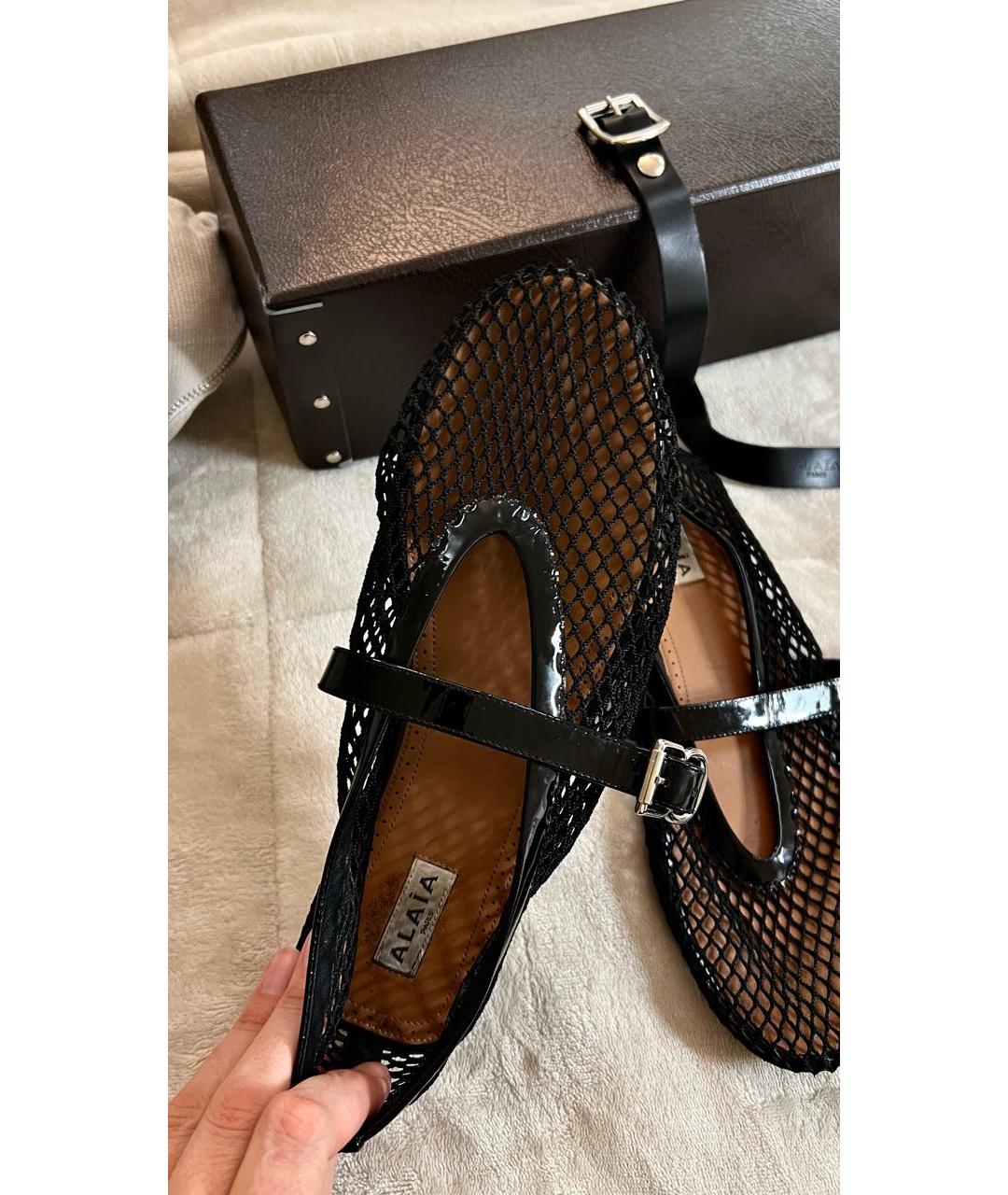 ALAIA Черные балетки, фото 5