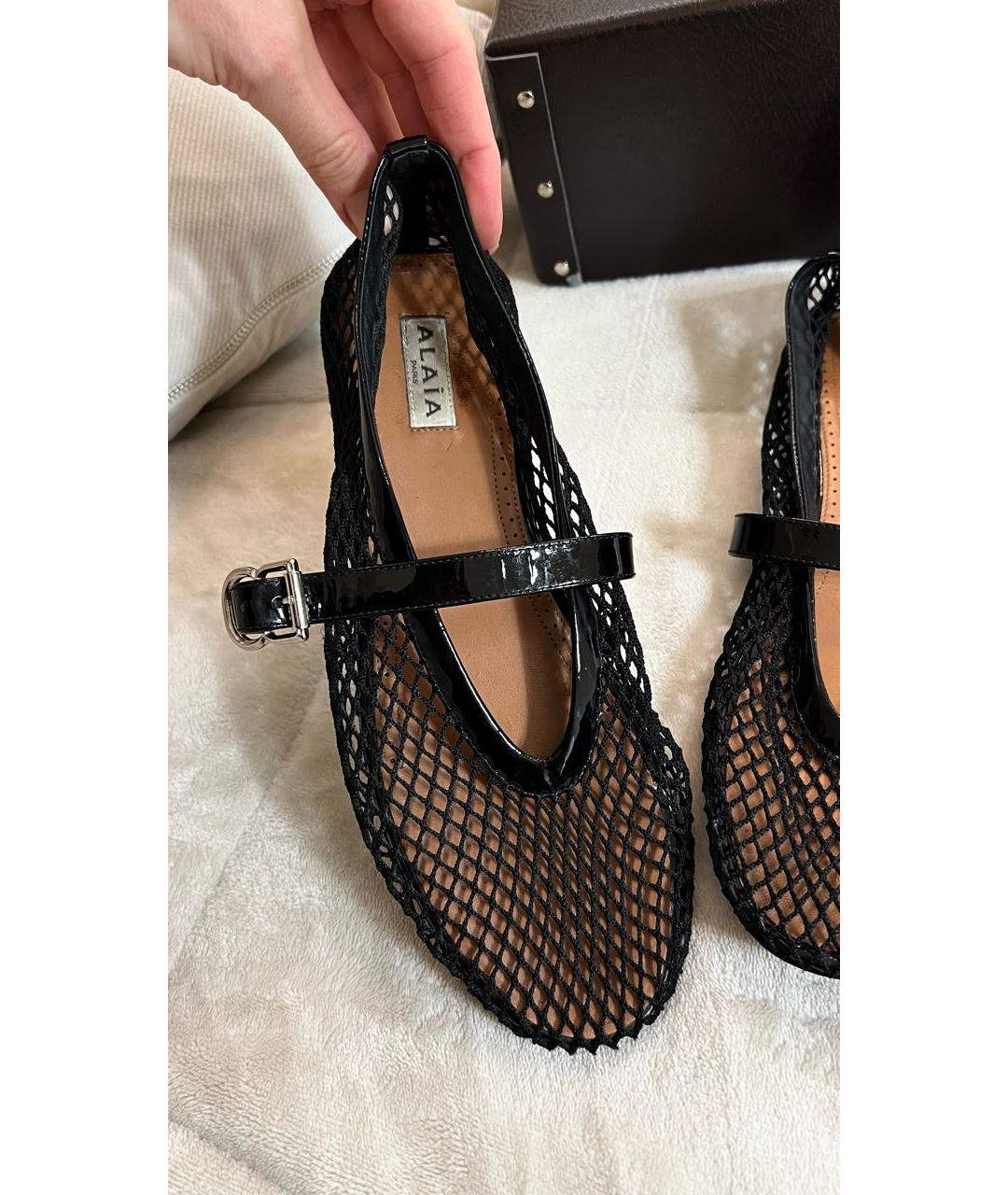 ALAIA Черные балетки, фото 6