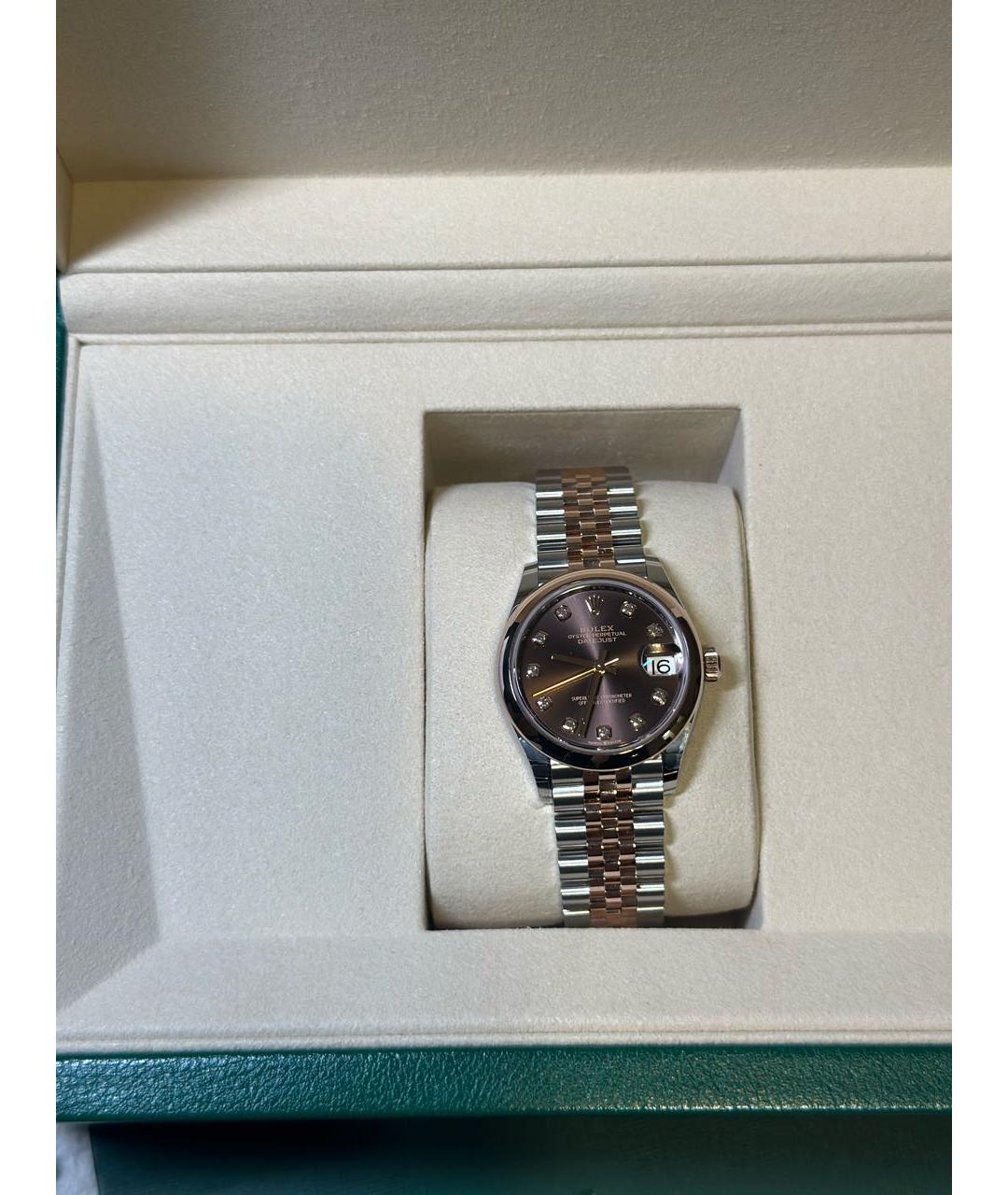 ROLEX Розовые часы из розового золота, фото 3