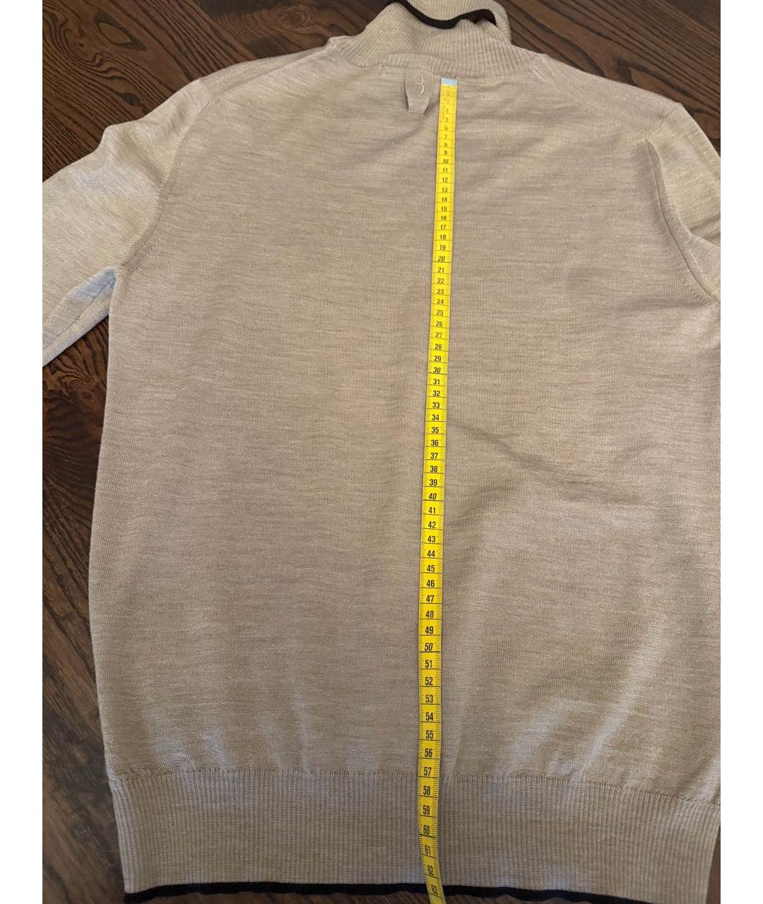 BILLIONAIRE Бежевая шерстяная водолазка, фото 6