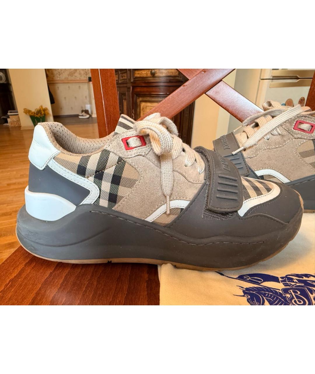 BURBERRY Мульти кроссовки, фото 9