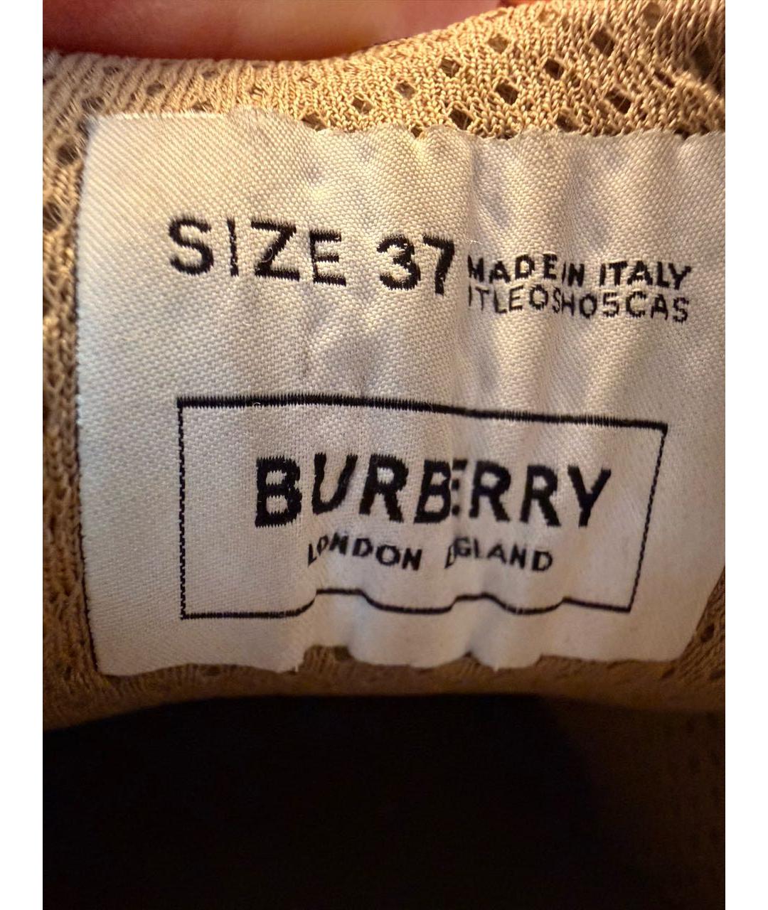 BURBERRY Мульти кроссовки, фото 5