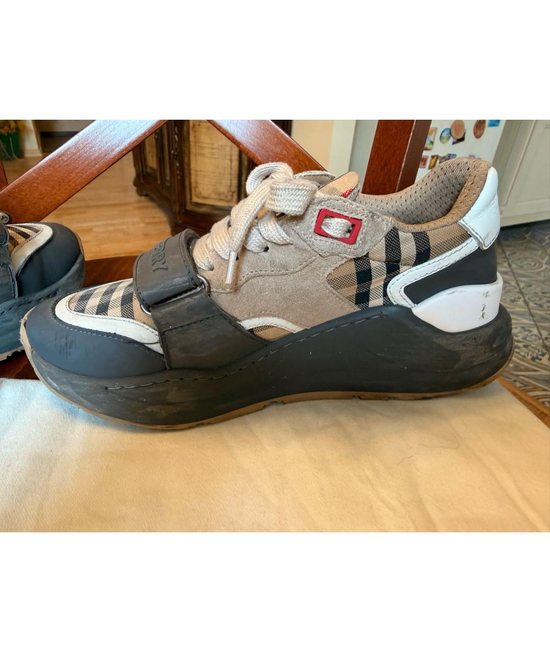 BURBERRY Мульти кроссовки, фото 8