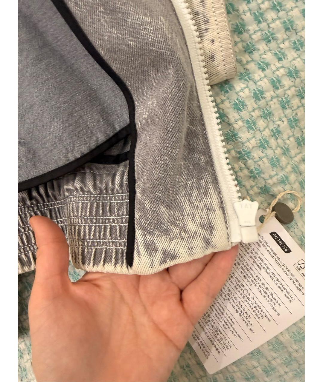 MIU MIU Серая хлопковая куртка, фото 5