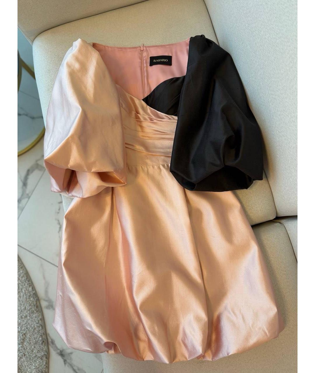 RASARIO Мульти шелковое коктейльное платье, фото 8