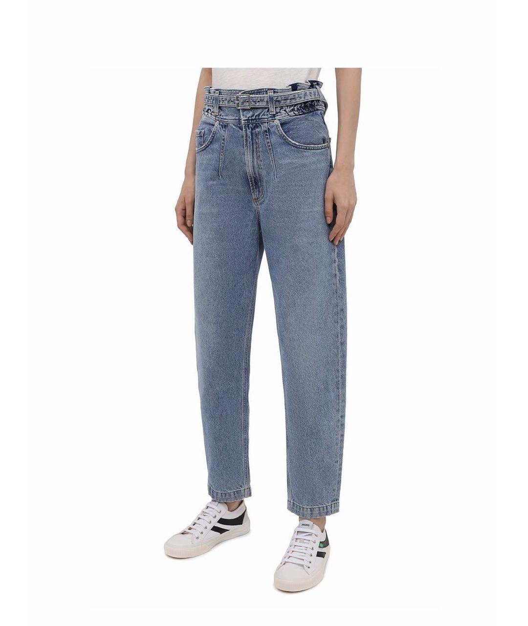 AGOLDE Голубые хлопковые прямые джинсы, фото 5