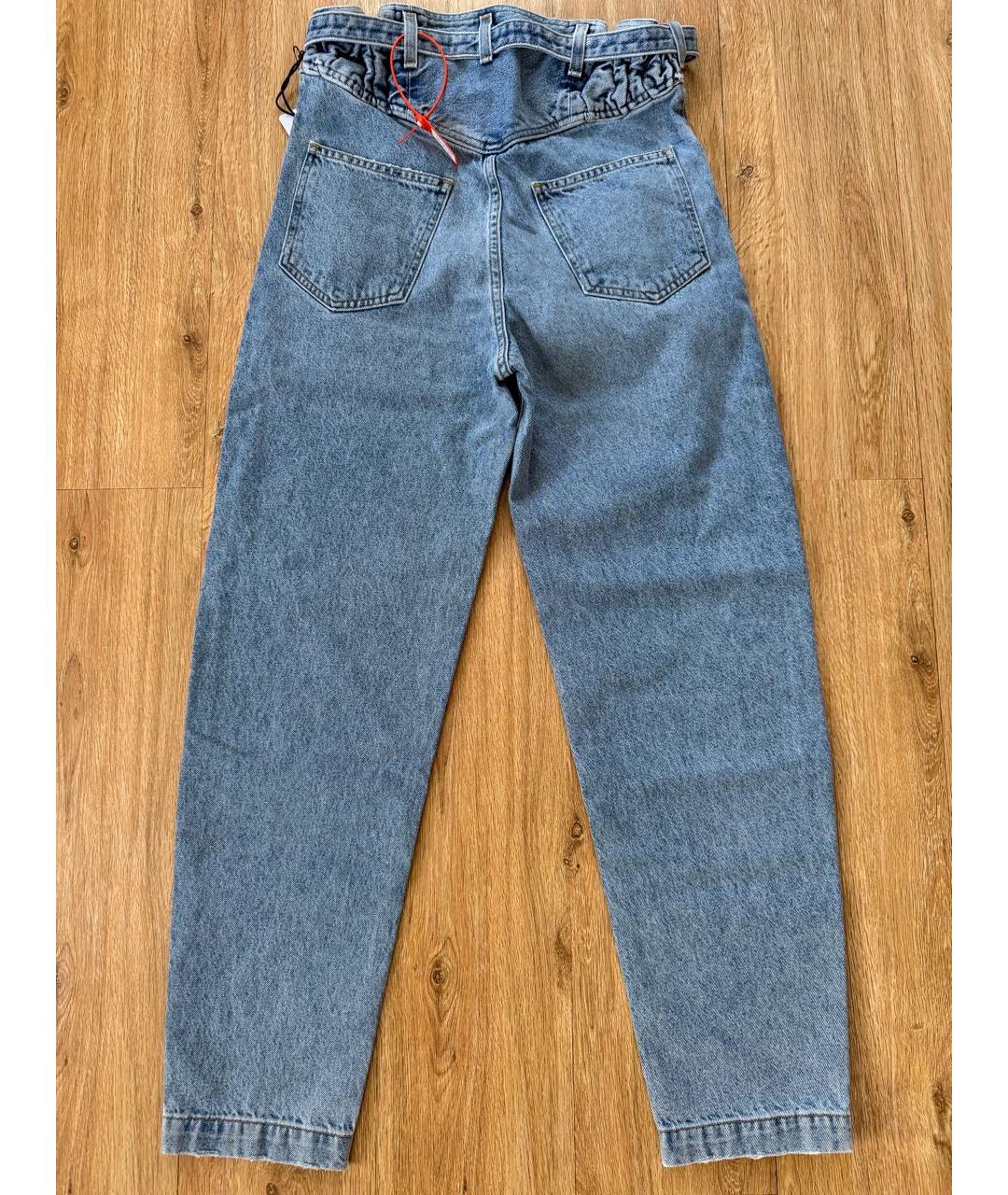 AGOLDE Голубые хлопковые прямые джинсы, фото 2