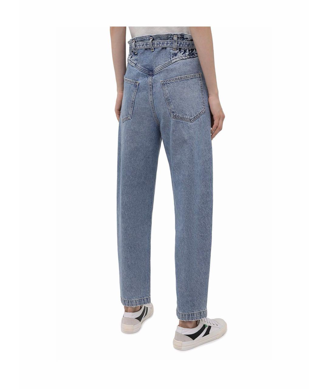 AGOLDE Голубые хлопковые прямые джинсы, фото 6