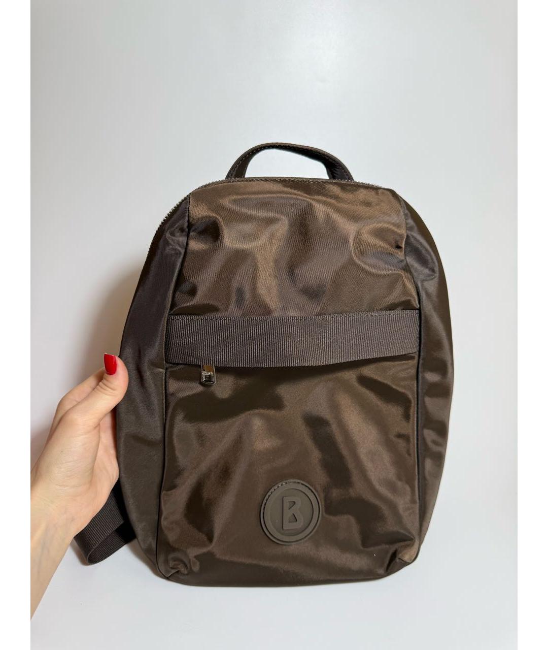 BOGNER Коричневый тканевый рюкзак, фото 9