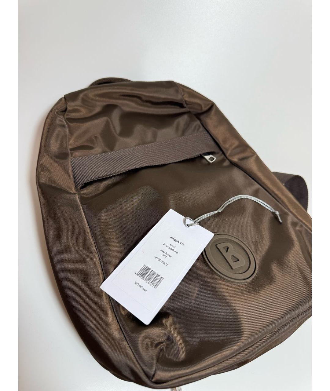 BOGNER Коричневый тканевый рюкзак, фото 8