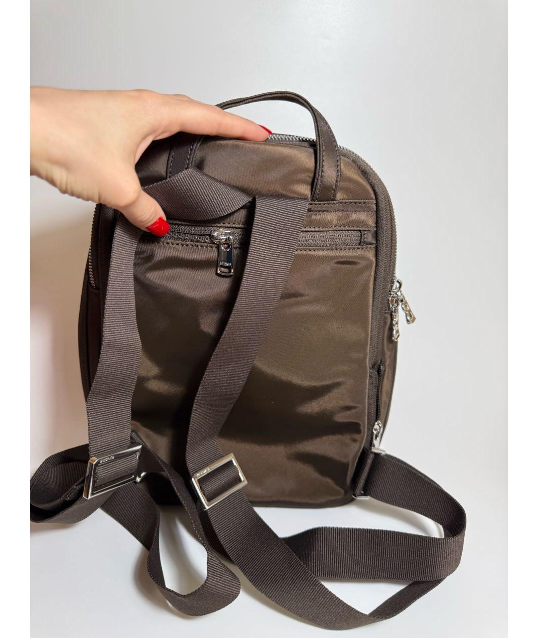 BOGNER Коричневый тканевый рюкзак, фото 3