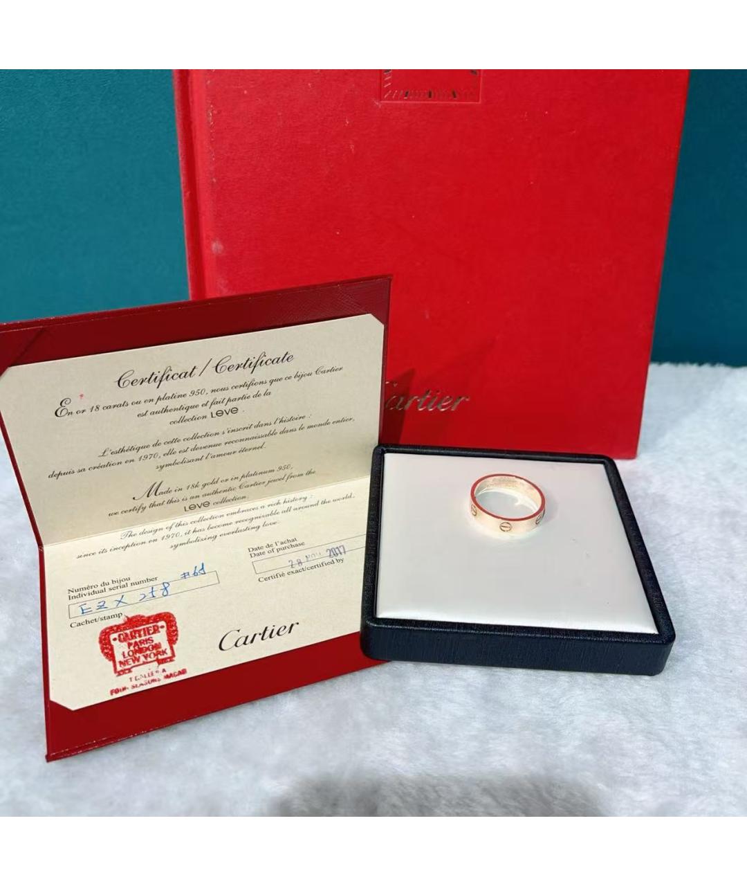 CARTIER Золотое кольцо из розового золота, фото 5