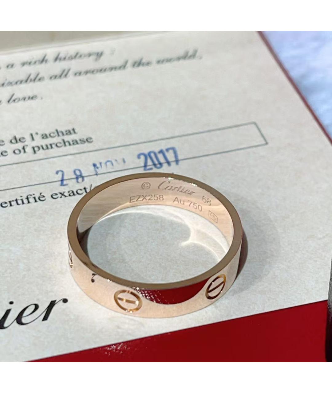 CARTIER Золотое кольцо из розового золота, фото 2