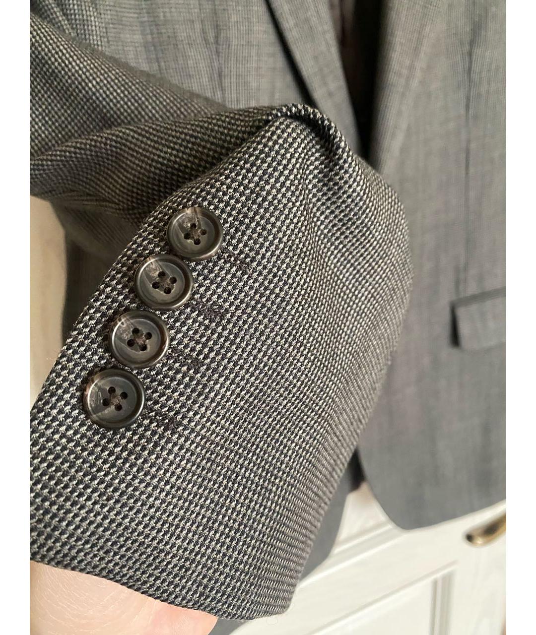 POLO RALPH LAUREN Серый шерстяной пиджак, фото 4