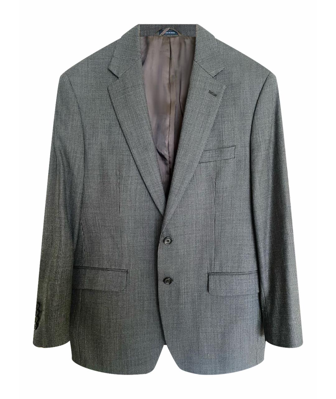 POLO RALPH LAUREN Серый шерстяной пиджак, фото 1